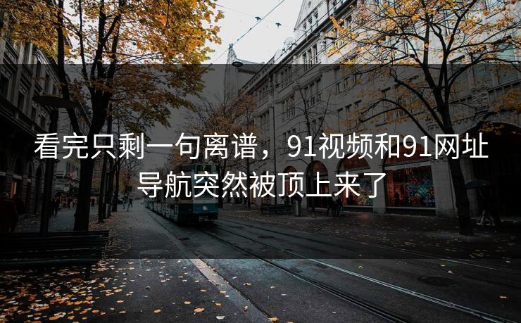 看完只剩一句离谱，91视频和91网址导航突然被顶上来了